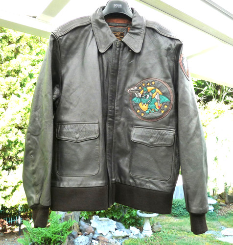 Wwii goatskin leather - leather,, a-2