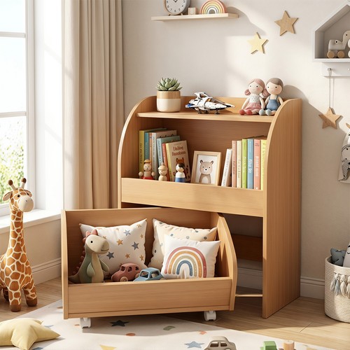 Toddler book toy - &, shelf