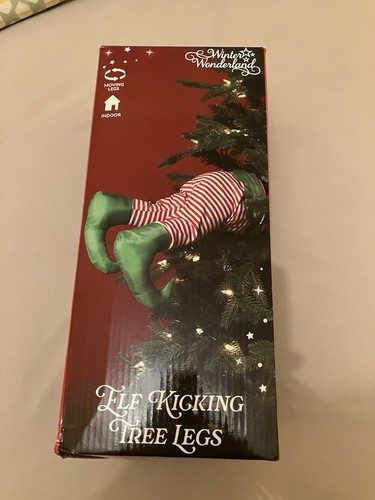 Hanging elf legs his - hanging,