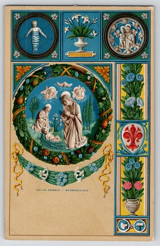 Della robbia style madonna - madonna, &