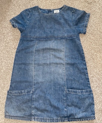 Next girls denim dress 6 - girls,