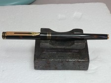 Waterman Exclusive Fountain Pen 18k Nib - Brown & Black Lacquer Gold Plated Trim