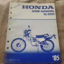 1985 Honda XL125S Dirt Bike
