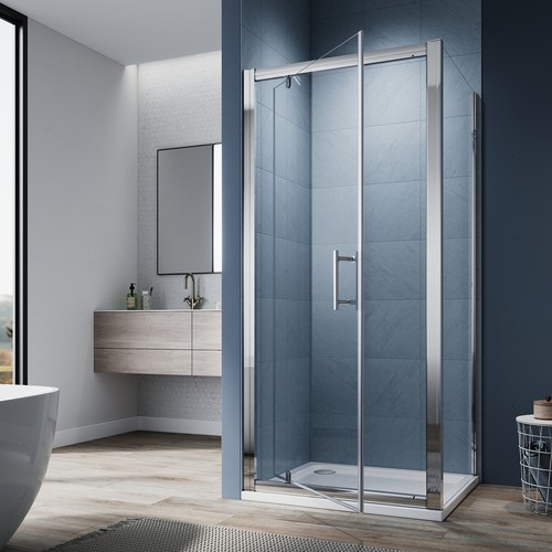Pivot shower enclosure door - shower,