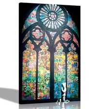 Church Stained Glass By Banksy