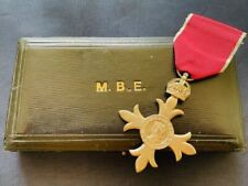 WONDERFUL WWII TOTALLY ORIGINAL MBE MEDAL WITH LEATHERETTE CASE.
