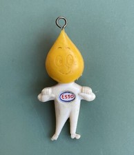 Fab Vintage ESSO Petrol Oil Keyring Motor Car Automobilia