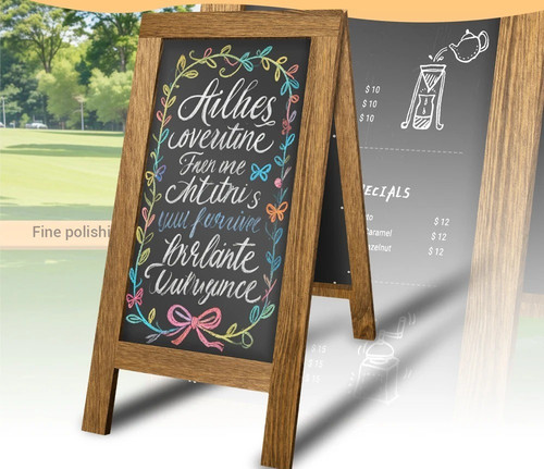 Pavement sandwich board - a-board, with