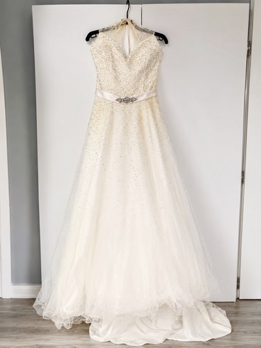 Sparkly ivory wedding dress - ivory,
