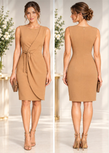 Calvin klein sleeveless faux - klein,