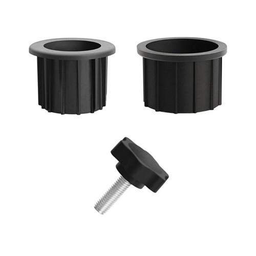Black plastic base insert - black,