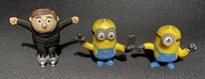 Despicable Me Minions Figures - 3x McDonalds Happy Meal Toys - 2019