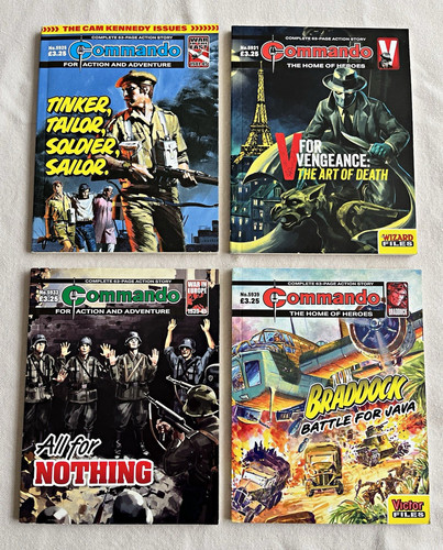Commando war comic bundle - war,