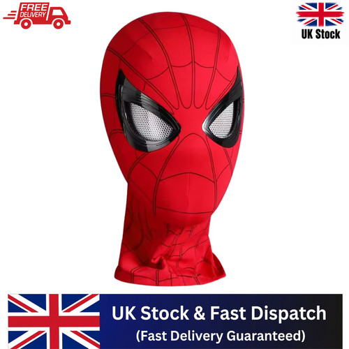Red superhero full face - red, mask