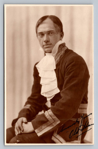 Rppc postcard actor costume - rppc,
