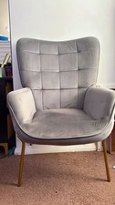 Excellent Condition 2 Sofa Chairs Love Sofa Seaters In Grey Fabulous Quality Set