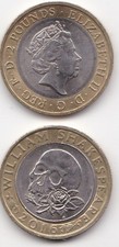 £2 Coin William Shakespeare