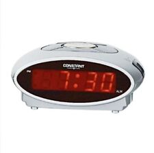 Constant LED Alarm Clock - Silver