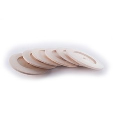 Round Thick Plain Beechwood Wooden Circles / 8.5cm Coasters / Shapes Blanks     