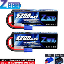 2X Zeee 7.4V 2S LiPo Battery