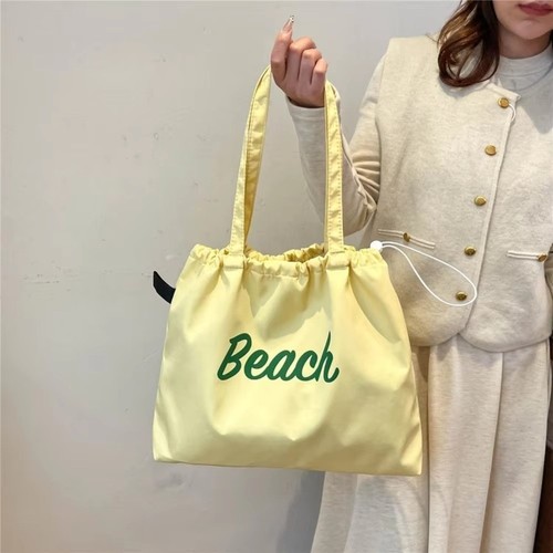 Canvas string tote - canvas,