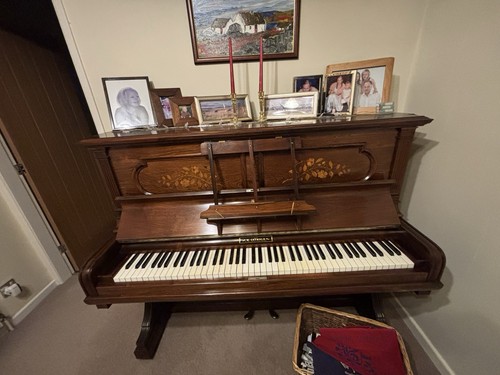 Steinway upright piano bought - steinway,