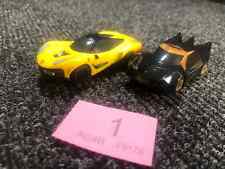 Scalextric Micro 1:64 Scale Batmobile & Yellow Hyper Lotus Car Racer Hornby BT 1