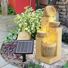 Solar Garden Water Feature