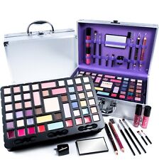 68pc VANITY CASE BEAUTY COSMETIC SET GIFT VEGAN TRAVEL MAKE UP BOX STORAGE CARRY