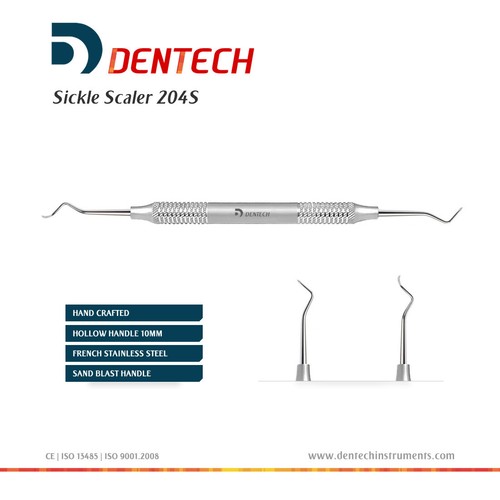 Sickle scaler 204s dental hand - sickle,