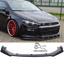 For VW Scirocco R 13 2009-2014 Black Front Bumper Lip Body Kit Splitter Spoiler