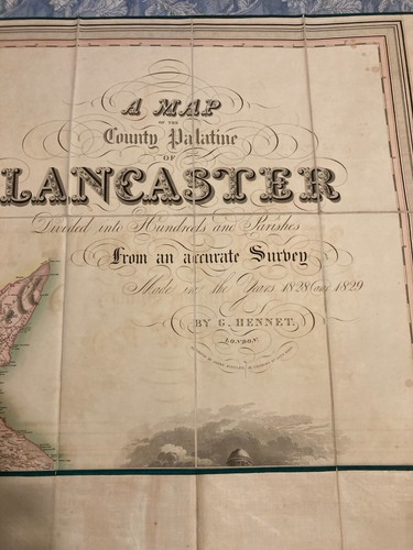 1830 map the county - 1830, of