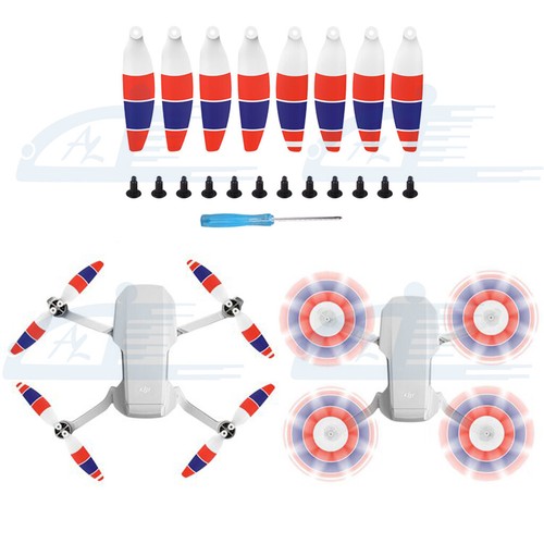 8pcs low noise propellers - low,