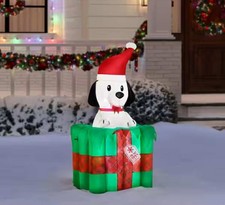 NEW 5' LED Animated Santa