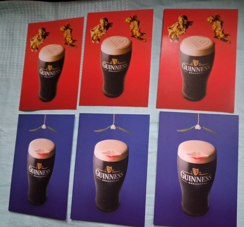 Guinness christmas cards - x,
