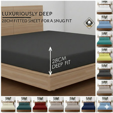 Extra Deep 28cm Fitted Sheet