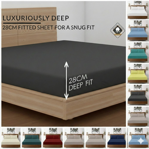 Fitted sheet extra - deep, 28cm