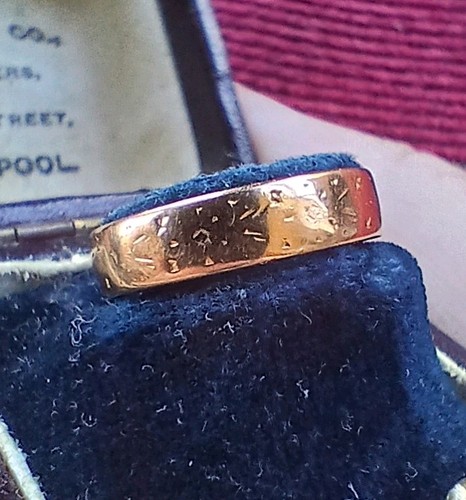 22ct gold wedding band - band, ring