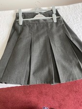 2 x Girls Grey School Skirt