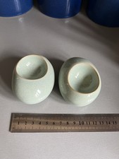 Denby Energy Range Celadon Green Egg Cups X 2
