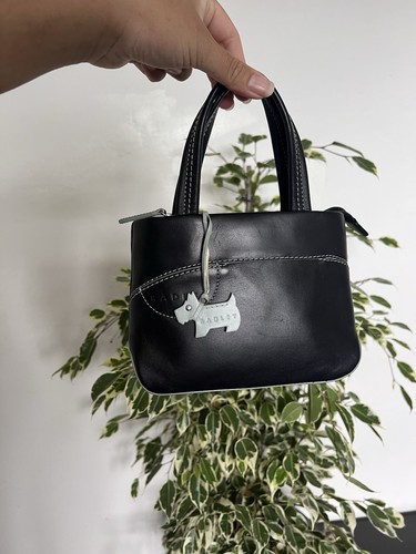 Radley black leather small zip - leather,