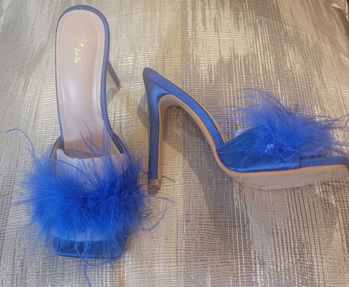Royal blue high - royal, heel