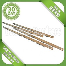 FOUR 21" BOW SAW BLADES SHARP