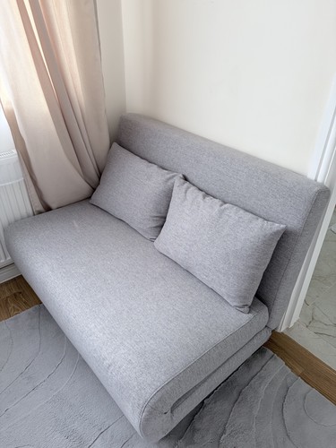 Small double seater sofa bed - small,