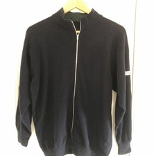 Pringle Faldo Golf 100%Lambswool Knitted Cardigan/jumper Size M,Made In Scotland