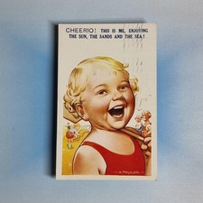 Cute Child Comic Postcard 1935