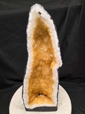 Tall Citrine Geode 527 Crystal