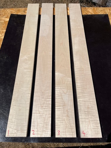 Curly flame maple guitar - curly,