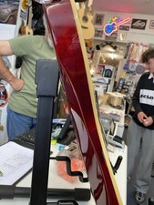 Shecter Omen Extreme 6 FR Guitar Blood Red New Strings And Professionally Set Up