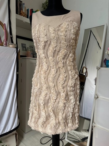 Dainty cream floral rose - floral,